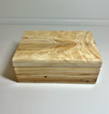 Poplar Wood Jewelry Box with Wool Felt Lining, photo 1 of 4
