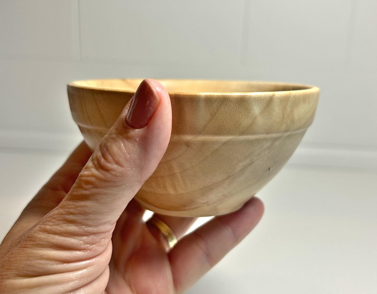 Poplar Wood Bowl, 4 Inch, photo 4 of 4