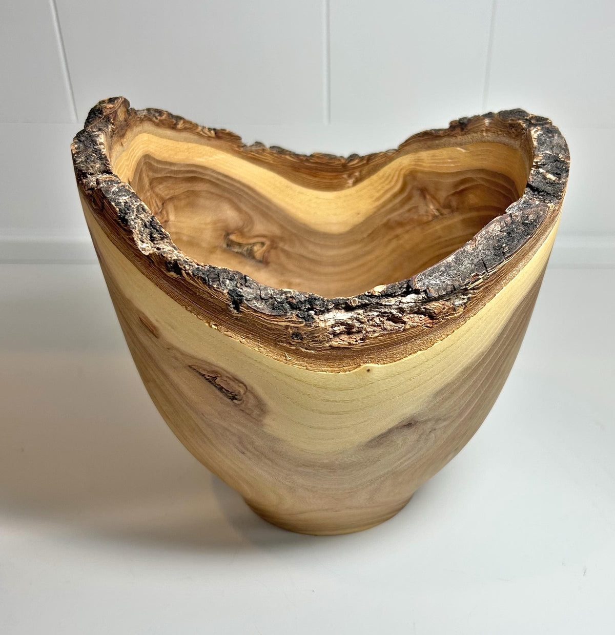 Live Edge Elm Wood Bowl, 7.5 Inch, photo 5 of 5