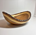 Live Edge Elm Wood Bowl, 9 Inch, photo 1 of 4
