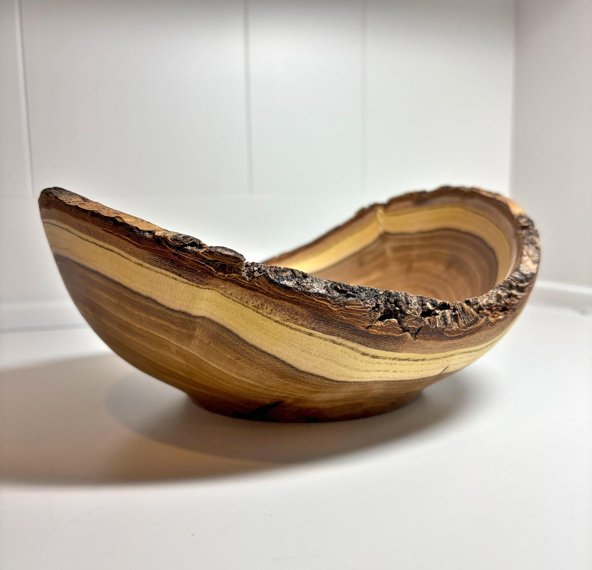 Live Edge Elm Wood Bowl, 9 Inch, photo 4 of 4
