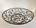 Metal Swirl Display Bowl for Wood Spheres, 14.25 Inch, photo 1 of 3