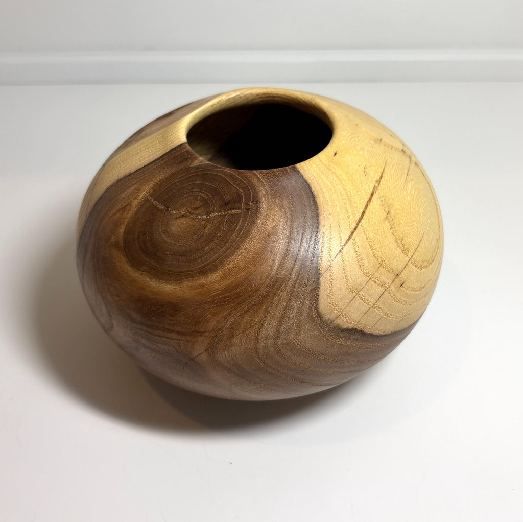 Elm Wood Hollow Form, 5.75 x 3.75 Inch, photo 2 of 5