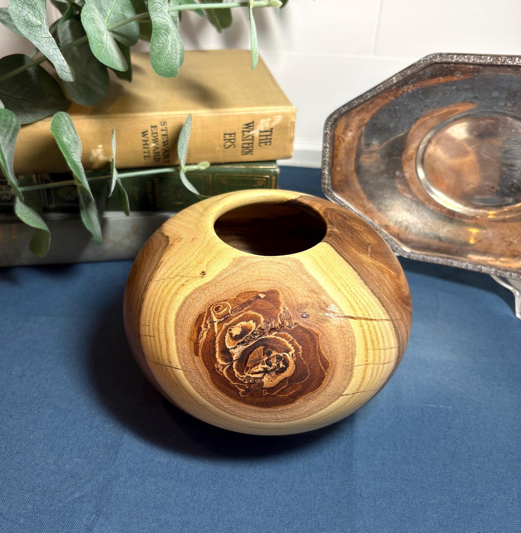 Elm Wood Hollow Form, 5.75 x 3.75 Inch, photo 5 of 5