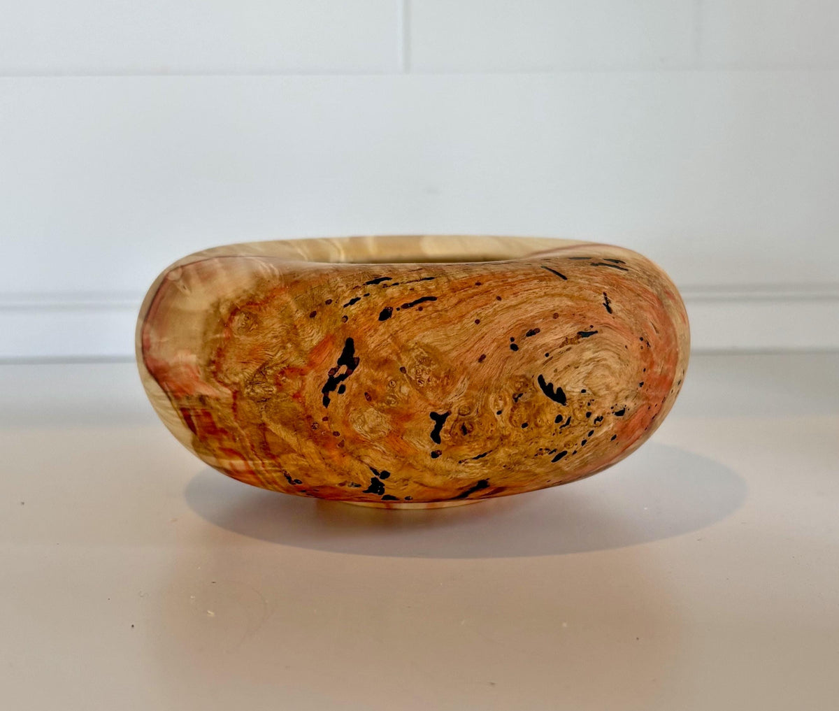 Flame Box Elder Maple Wood Hollow Form, 4.5 Inch, photo 2 of 5