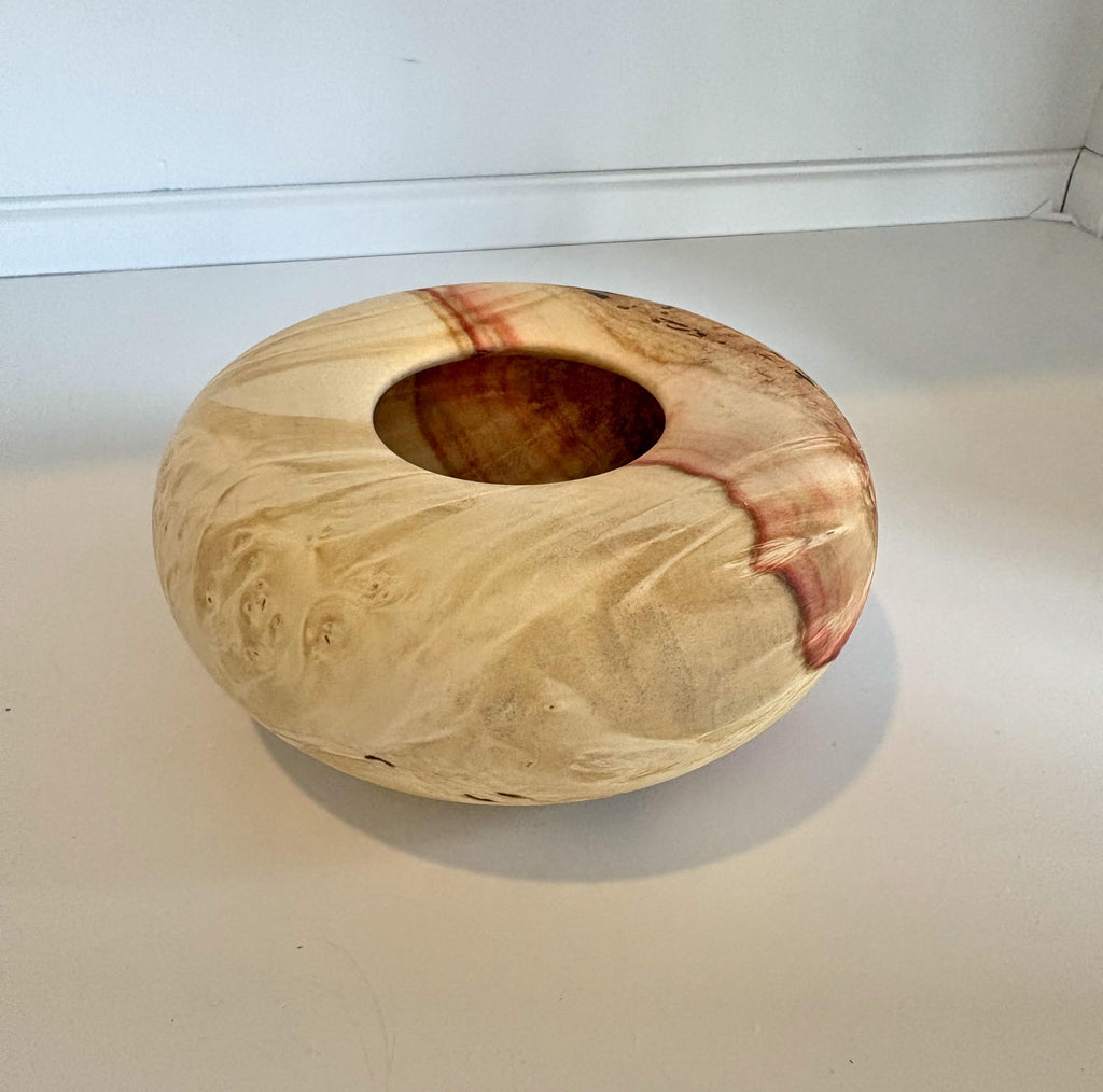 Flame Box Elder Maple Wood Hollow Form, 4.5 Inch, photo 3 of 5