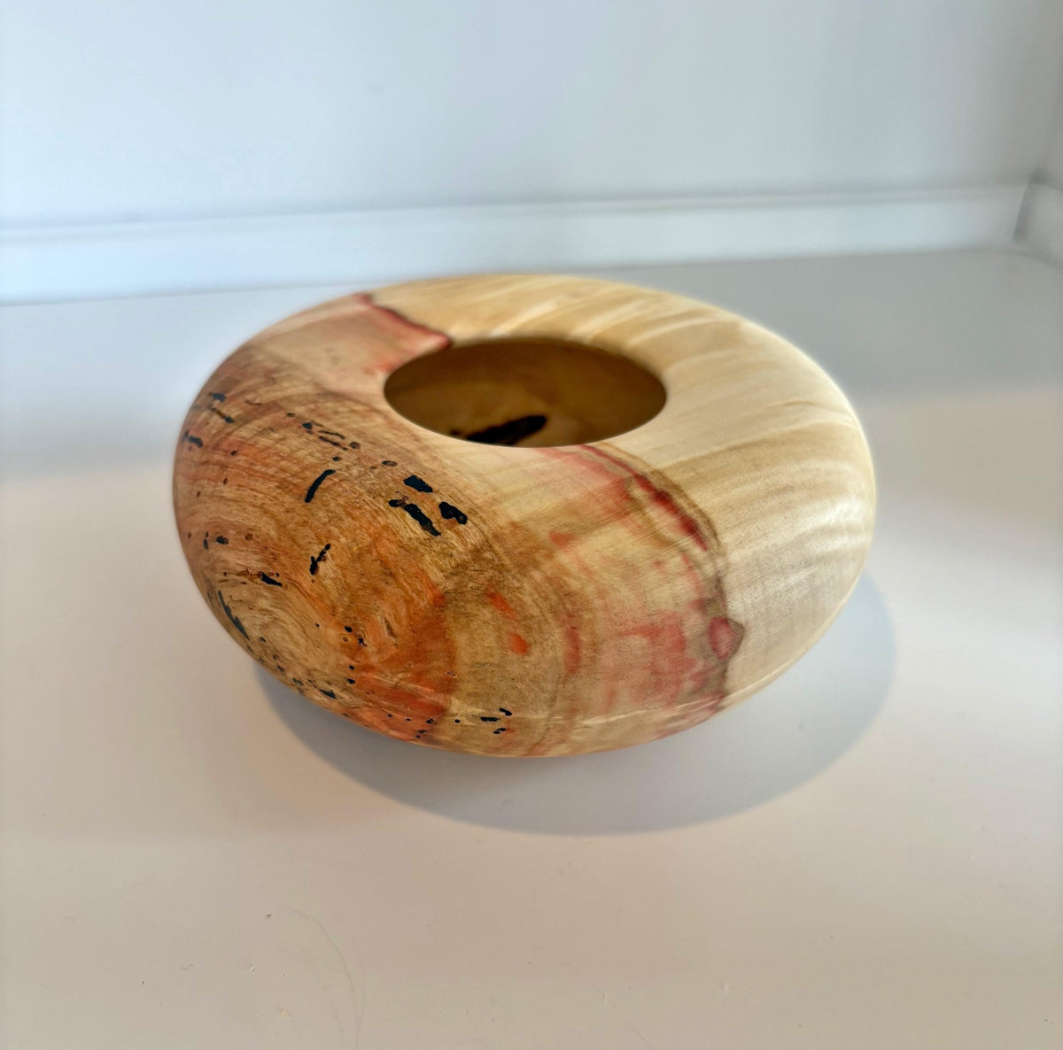Flame Box Elder Maple Wood Hollow Form, 4.5 Inch, photo 1 of 5