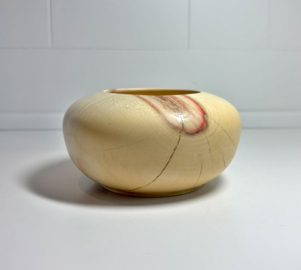 Flame Box Elder Maple Wood Hollow Form, 5 x 2.5 Inch, photo 4 of 4