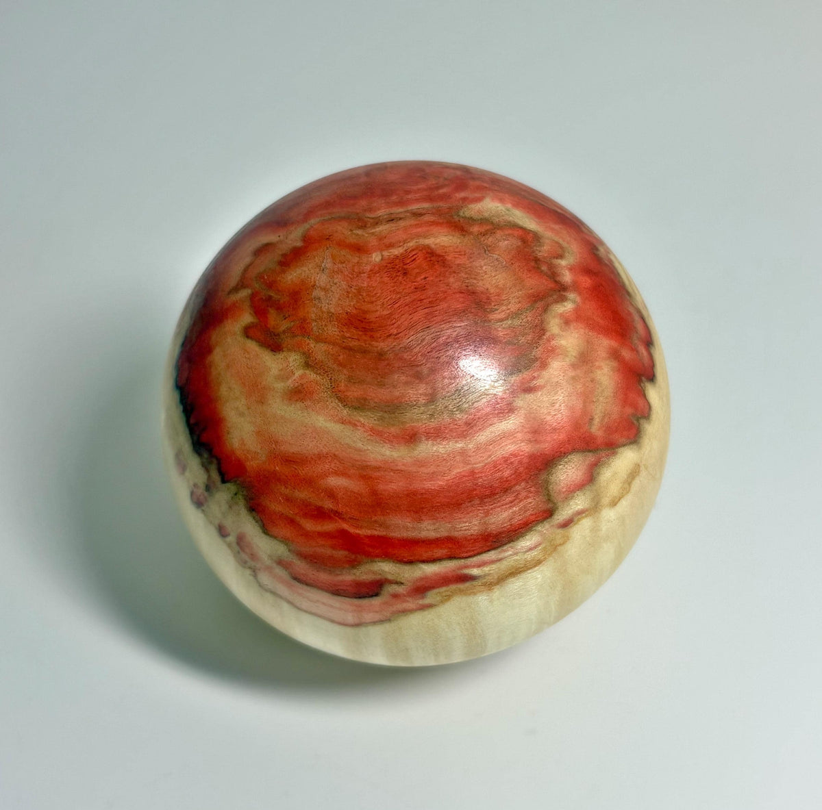 Flame Box Elder Maple Wood Sphere, 3 Inch, photo 2 of 5