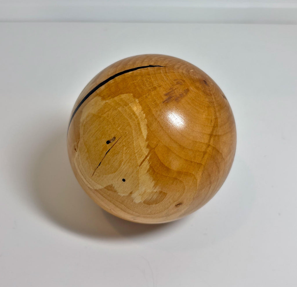 Alder Wood Sphere, 3.3 Inch, photo 3 of 3