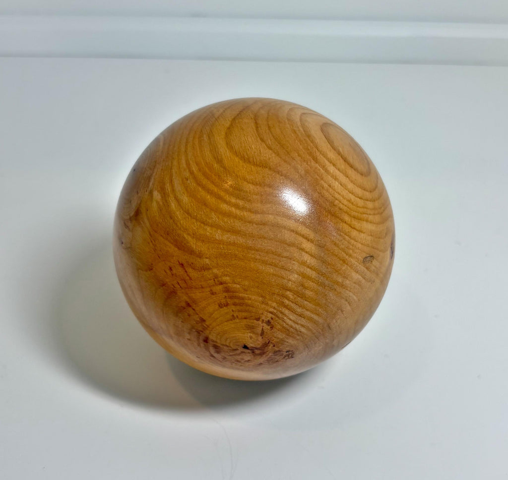 Alder Wood Sphere, 3.3 Inch, photo 2 of 3