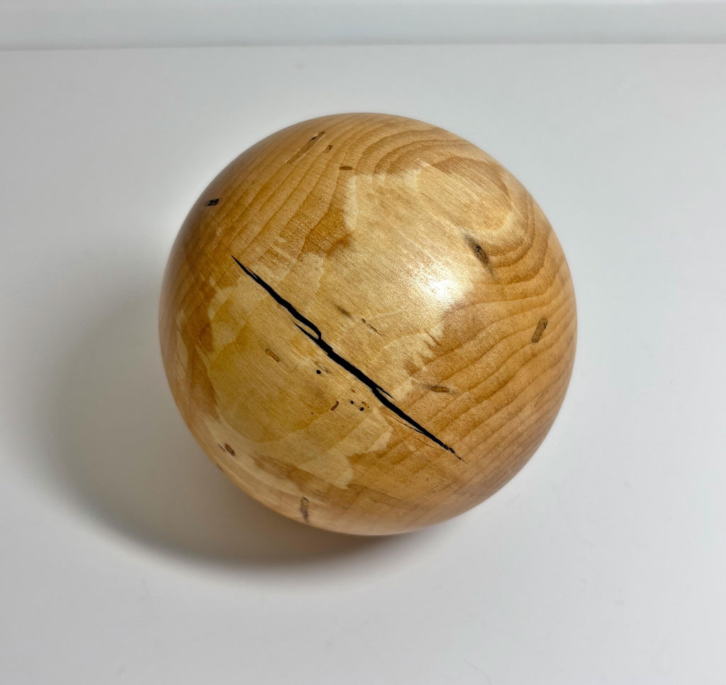 Alder Wood Sphere, 3.5 Inch, photo 1 of 3