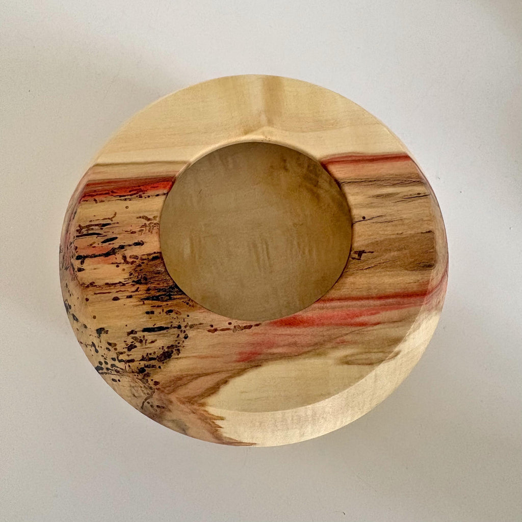 Flame Box Elder Maple Wood Hollow Form, 5.25 x 2.25 Inch, photo 4 of 4