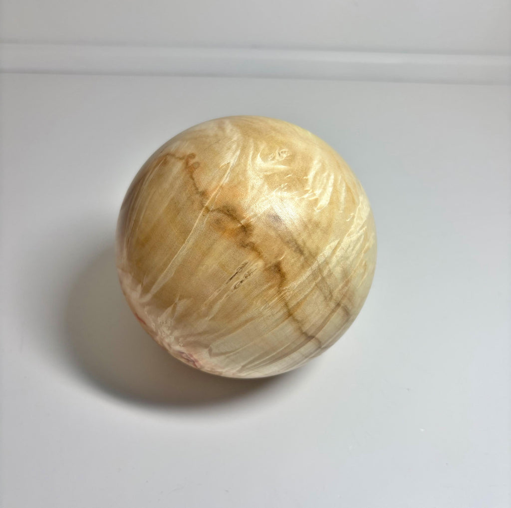Flame Box Elder Maple Wood Sphere, 4 Inch, photo 3 of 3