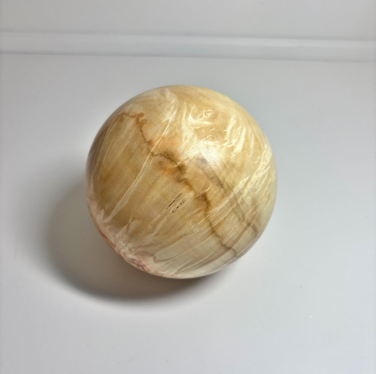 Flame Box Elder Maple Wood Sphere, 4 Inch, photo 3 of 3