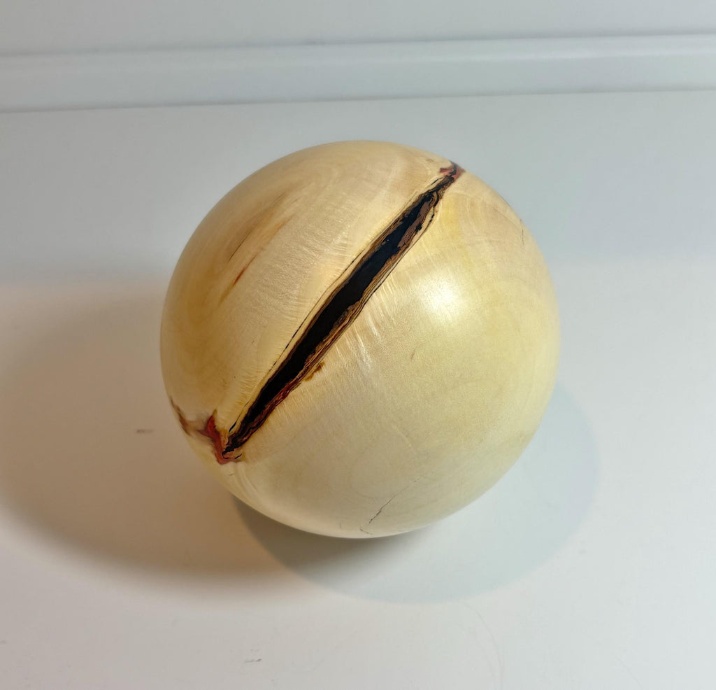 Flame Box Elder Maple Wood Sphere, 4 Inch, photo 2 of 3
