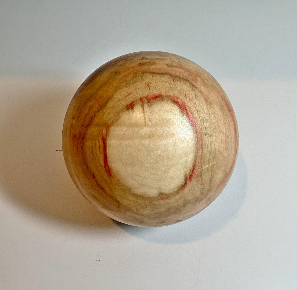 Flame Box Elder Maple Wood Sphere, 3.75 Inch, photo 2 of 3