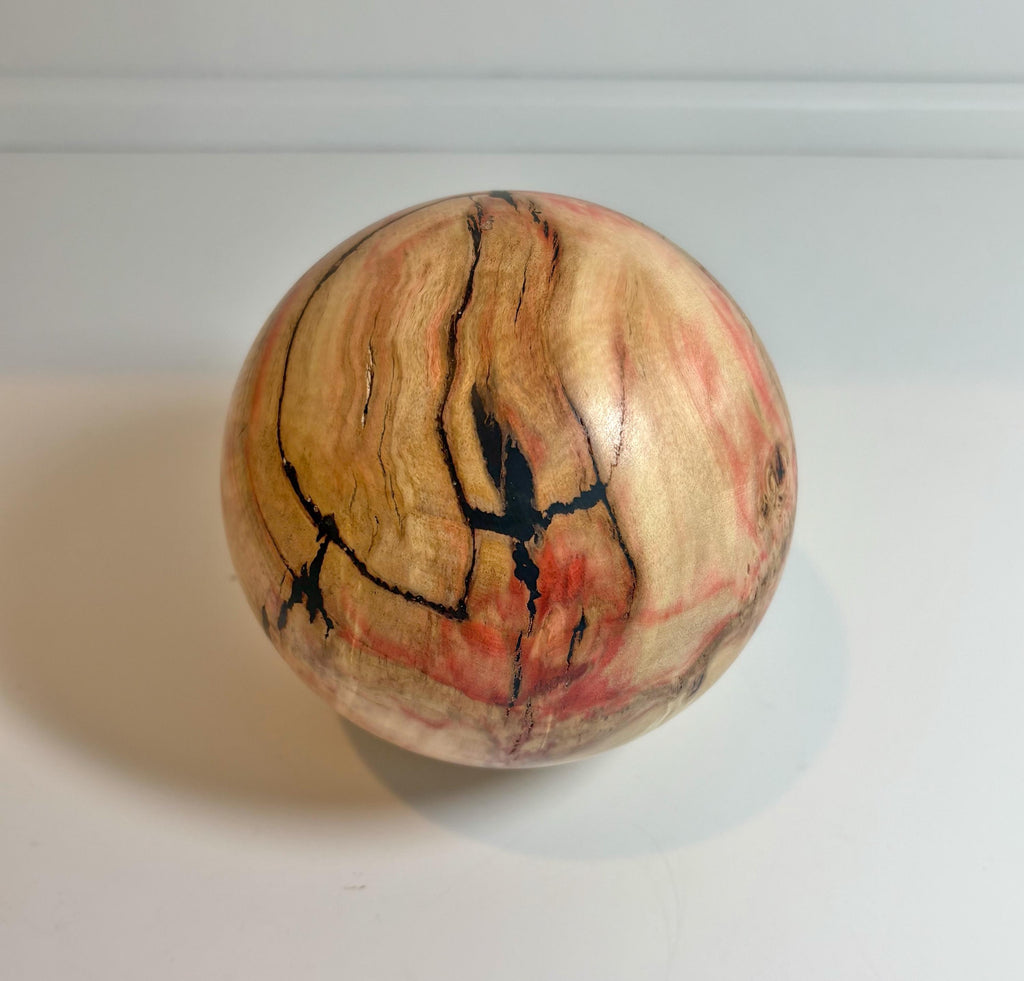 Flame Box Elder Maple Wood Sphere, 4 Inch, photo 2 of 3