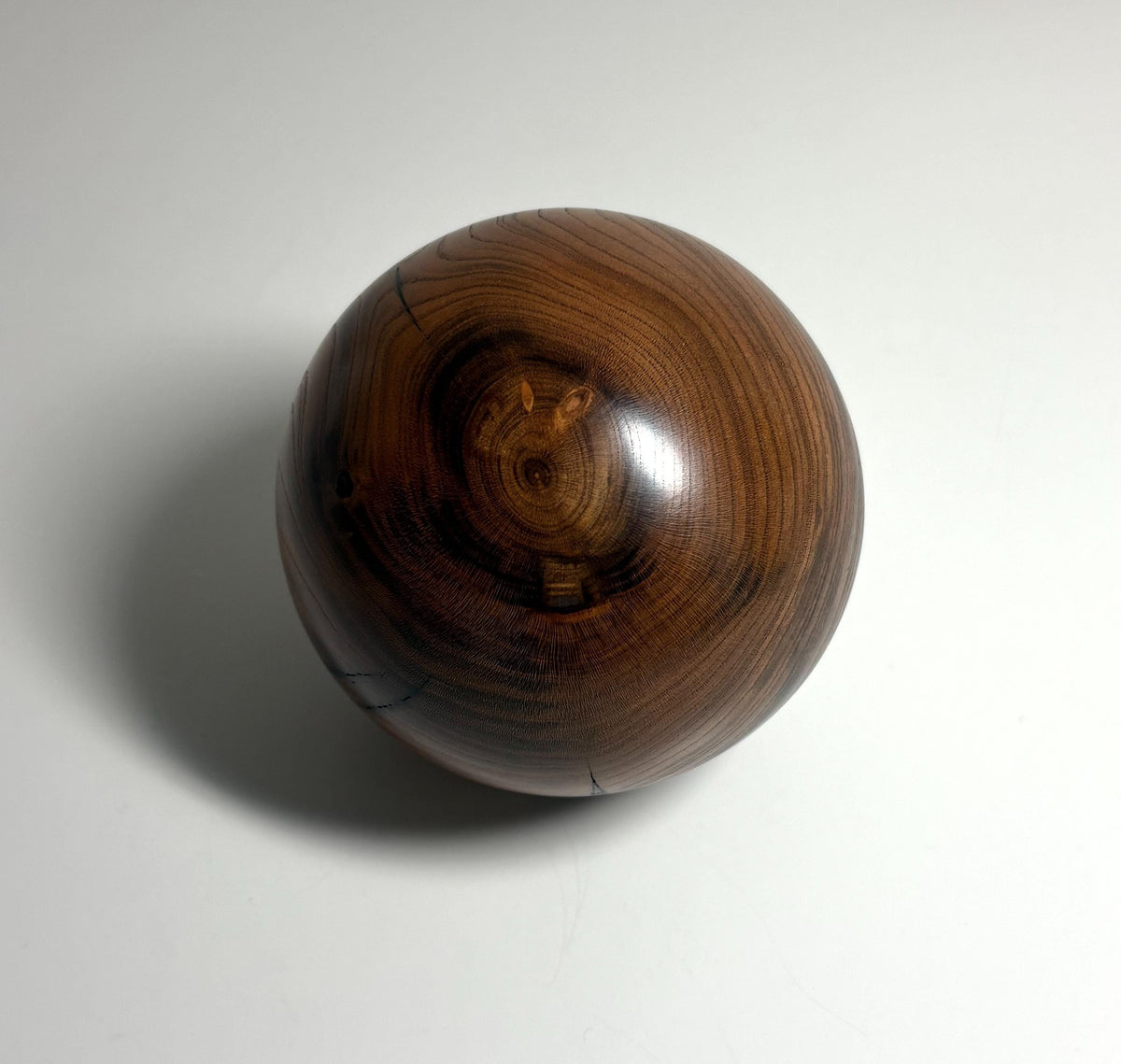Apricot Wood Sphere, 3.75 Inch, photo 3 of 3