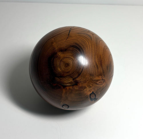 Apricot Wood Sphere, 3.5 Inch, photo 2 of 3