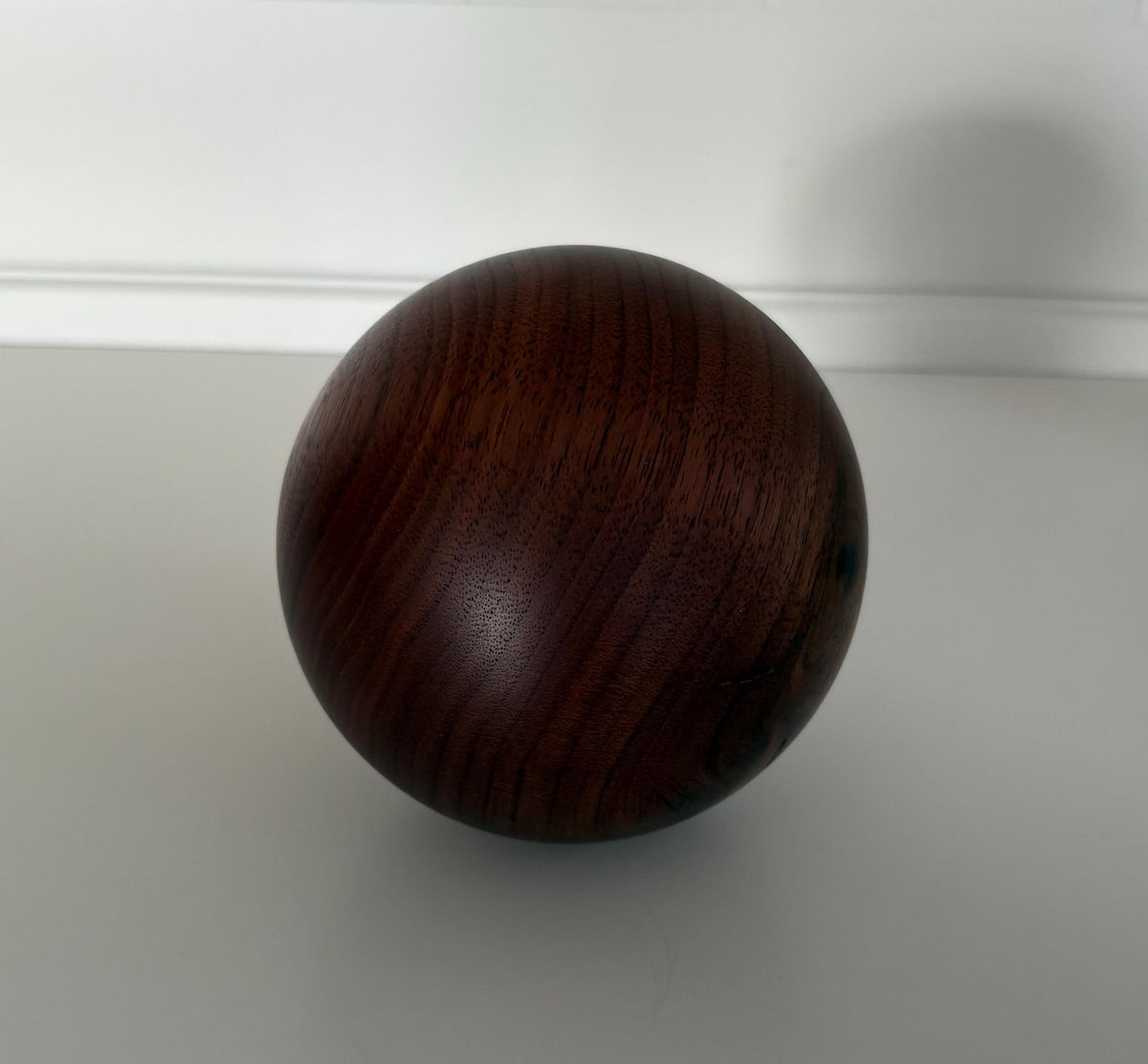 Walnut Wood Sphere, 3.75 Inch, photo 2 of 4