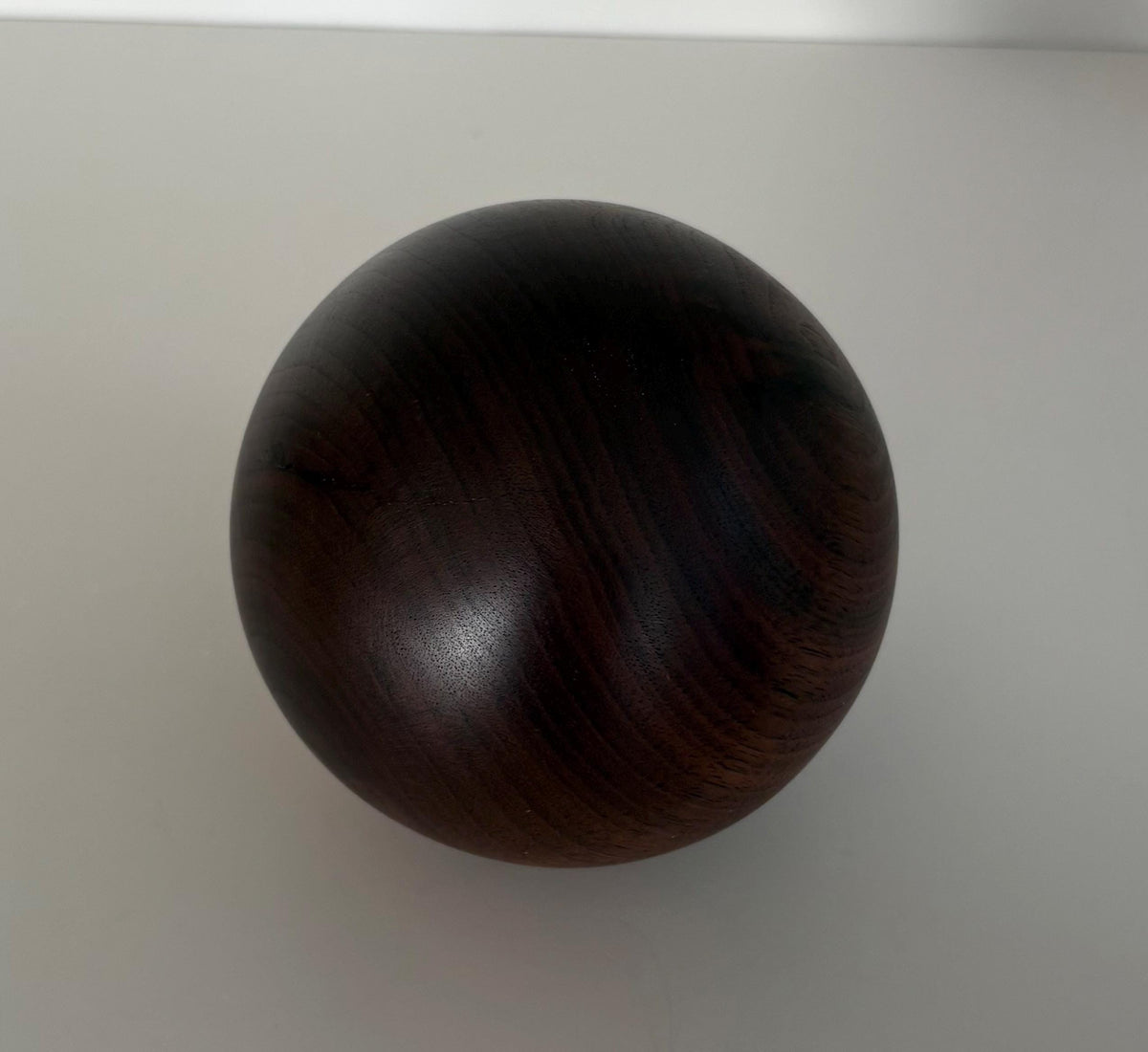 Walnut Wood Sphere, 3.5 Inch, photo 4 of 4