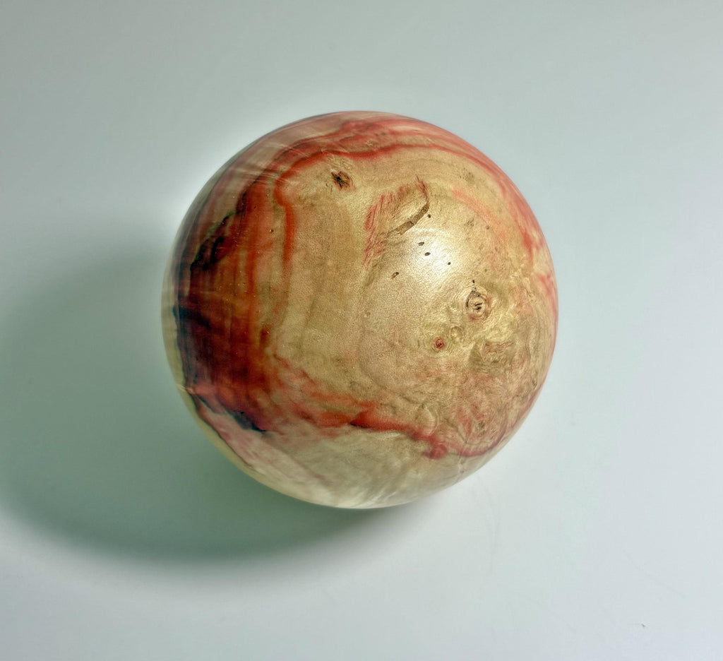 Flame Box Elder Maple Wood Sphere, 4 Inch, photo 3 of 4