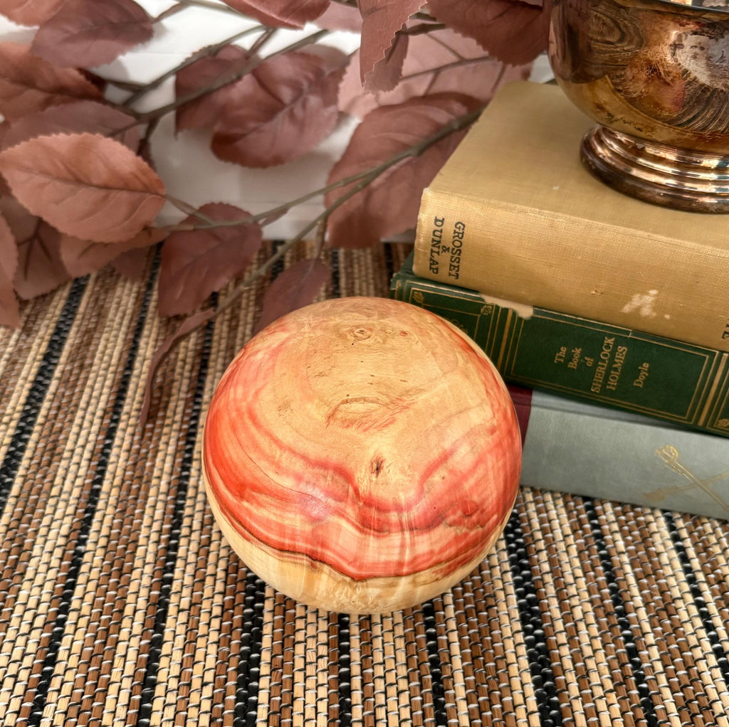 Flame Box Elder Maple Wood Sphere, 4 Inch, photo 4 of 4