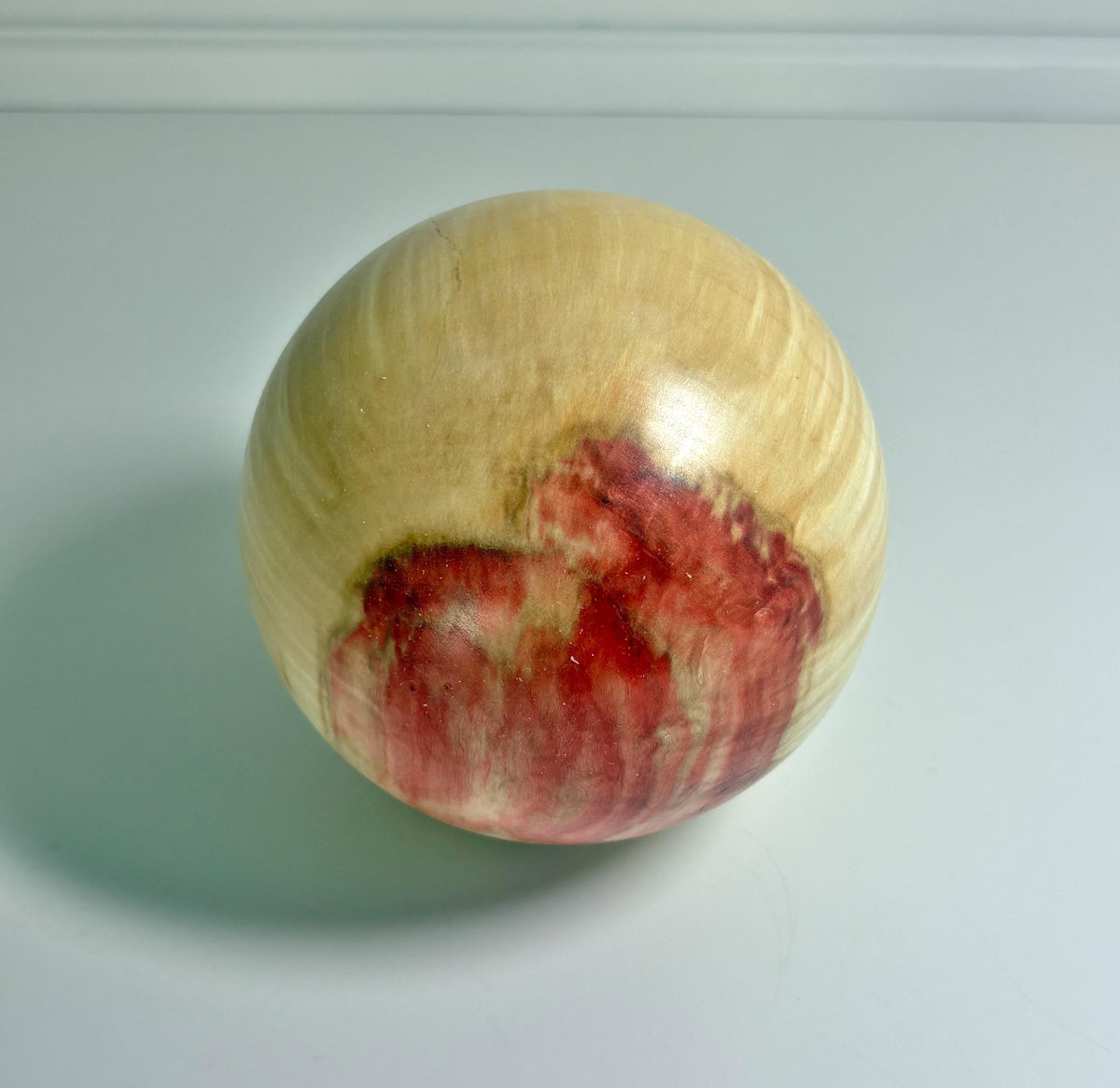 Flame Box Elder Maple Wood Sphere, 4 Inch, photo 2 of 4