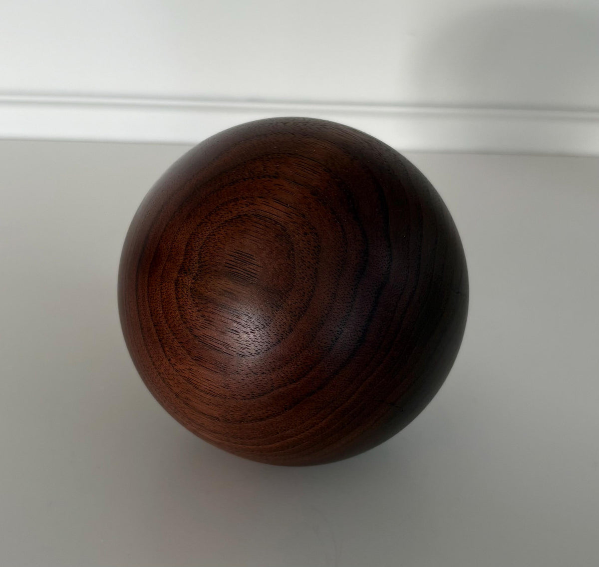 Walnut Wood Sphere, 3.75 Inch, photo 1 of 4