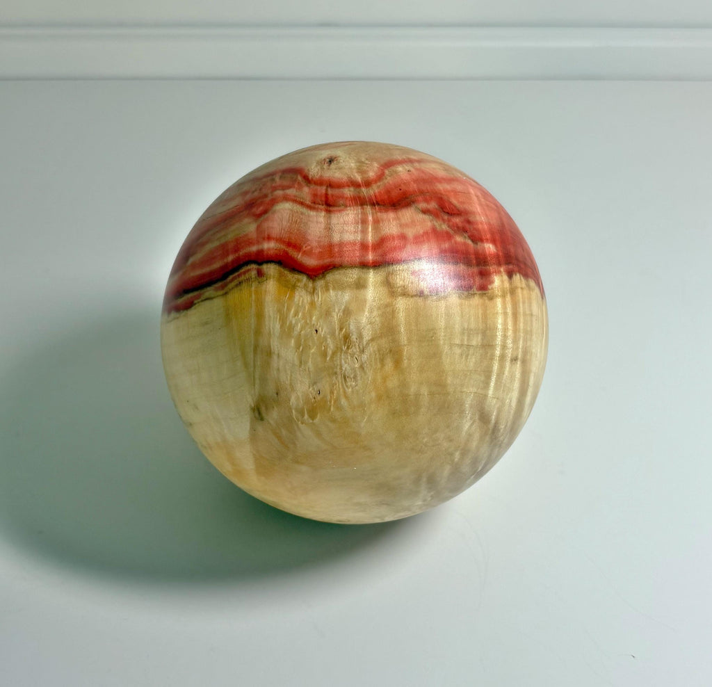 Flame Box Elder Maple Wood Sphere, 4 Inch, photo 2 of 4