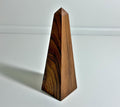 Apricot Wood Obelisk, 5.75 Inch, photo 1 of 3